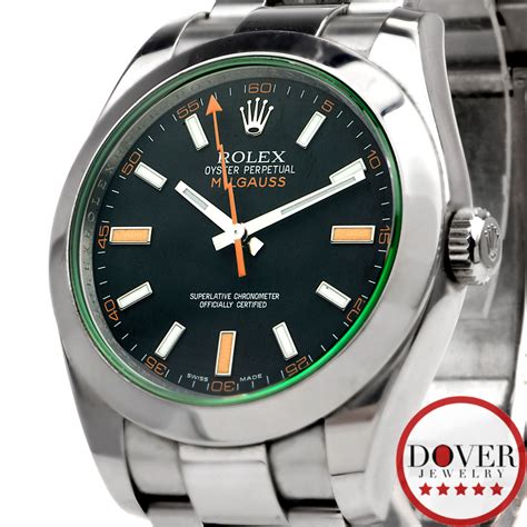 rolex milgauss green ebay|Rolex Milgauss green for sale.